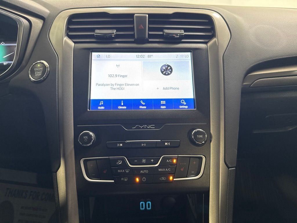 2020 Ford Fusion SE