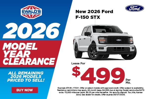 2026 Ford F-150 STX Lease $499