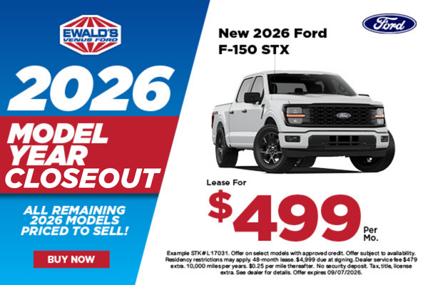 2026 Ford F-150 STX Lease $499
