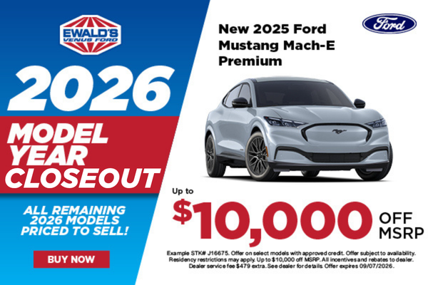 2025 Ford Mustang Mach-E Premium up to $10,000 off MSR