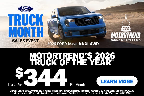 2026 MotorTrend Truck of the Year- Maverick