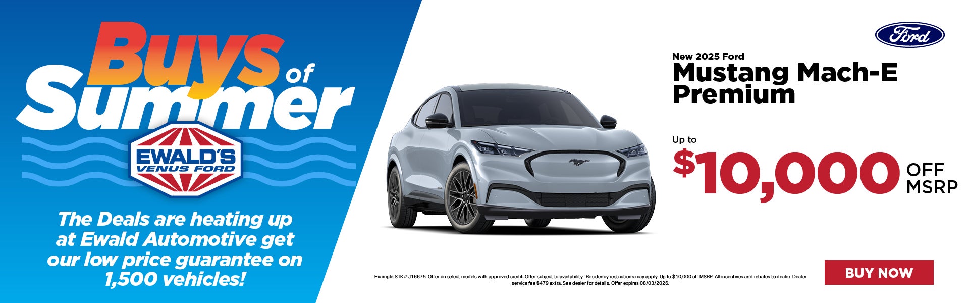 2025 Ford Mustang Mach-E up to $10,000 off MSRP