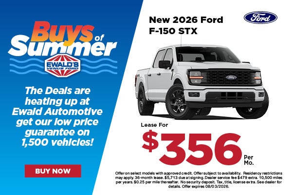 2026 Ford F-150 STX Lease $356